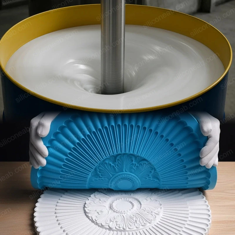 alçı çiçek kalıbı için kondensasyon tipi silikon